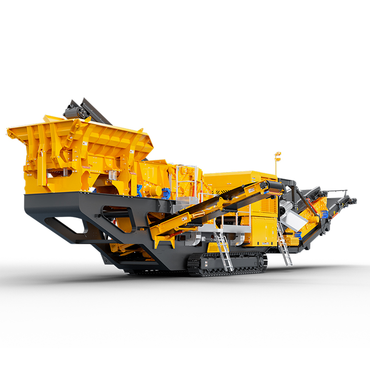 Mobile impact crusher for construction waste